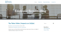 Desktop Screenshot of employeebenefitsblog.com
